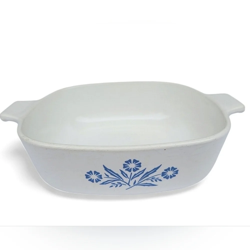 Vintage Corningware Blue Cornflower 1 Quart Casserole Dish P-1-B
